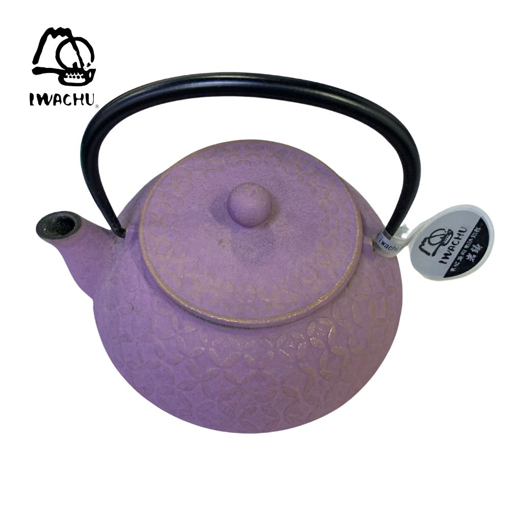 IWACHU Cast Iron Shippo Teapot Kettle with Tea Strainer 0.65L (VIolet & Gold) | Isetan KL Online Store