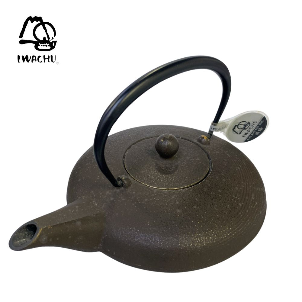 IWACHU Cast Iron Teapot Kettle with Tea Strainer 0.6L (Dark Brown & Gold) | Isetan KL Online Store