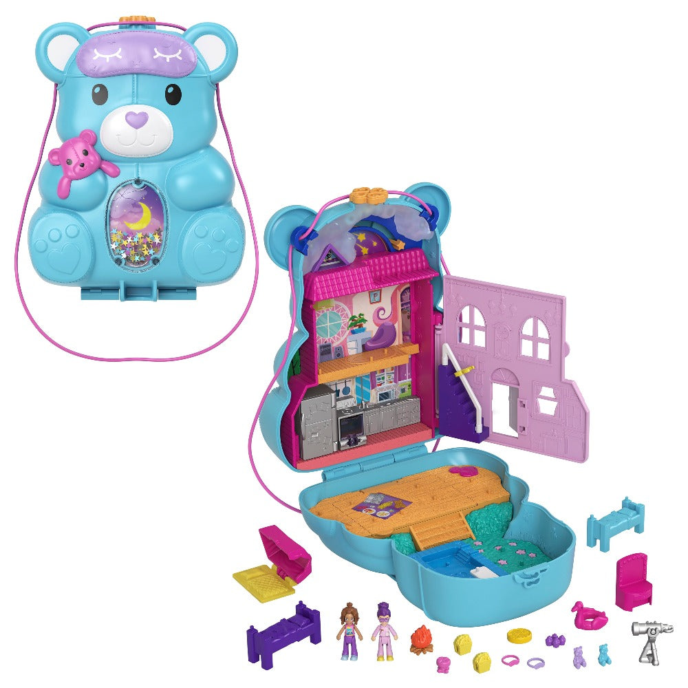 MATTEL GAMES GKJ63 Polly Pocket Large Wearable Compact (Assorted) | Isetan KL Online Store