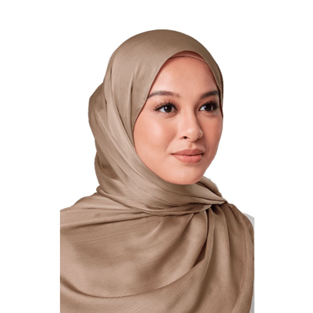 Maya Crinkle Satin Scarf