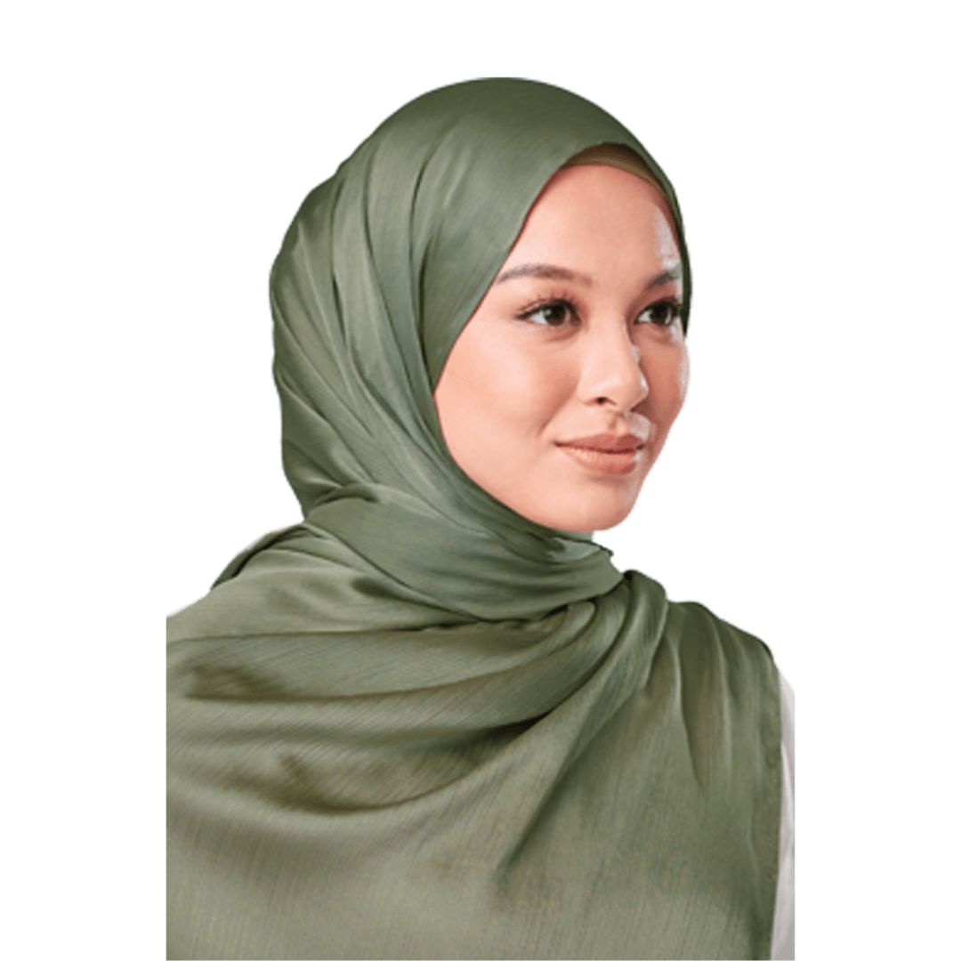 Maya Crinkle Satin Scarf