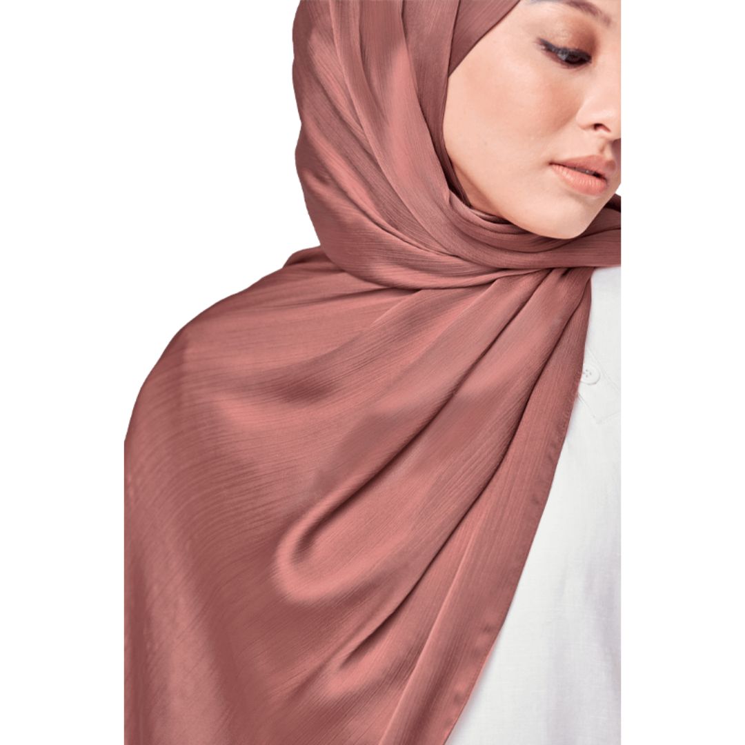 Maya Crinkle Satin Scarf