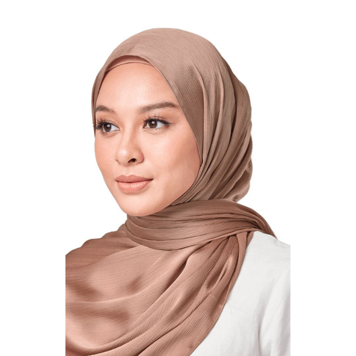 Maya Crinkle Satin Scarf