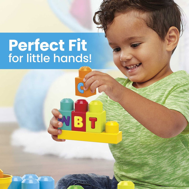 MEGABLOKS FWK22 Toy Blocks ABC Musical Train With Sounds And Music (50 Pieces) for Toddler | Isetan KL Online Store