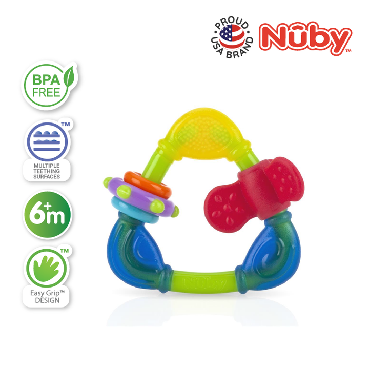 NUBY NB664 Triangle Teether & TPE (1pc) | Isetan KL Online Store