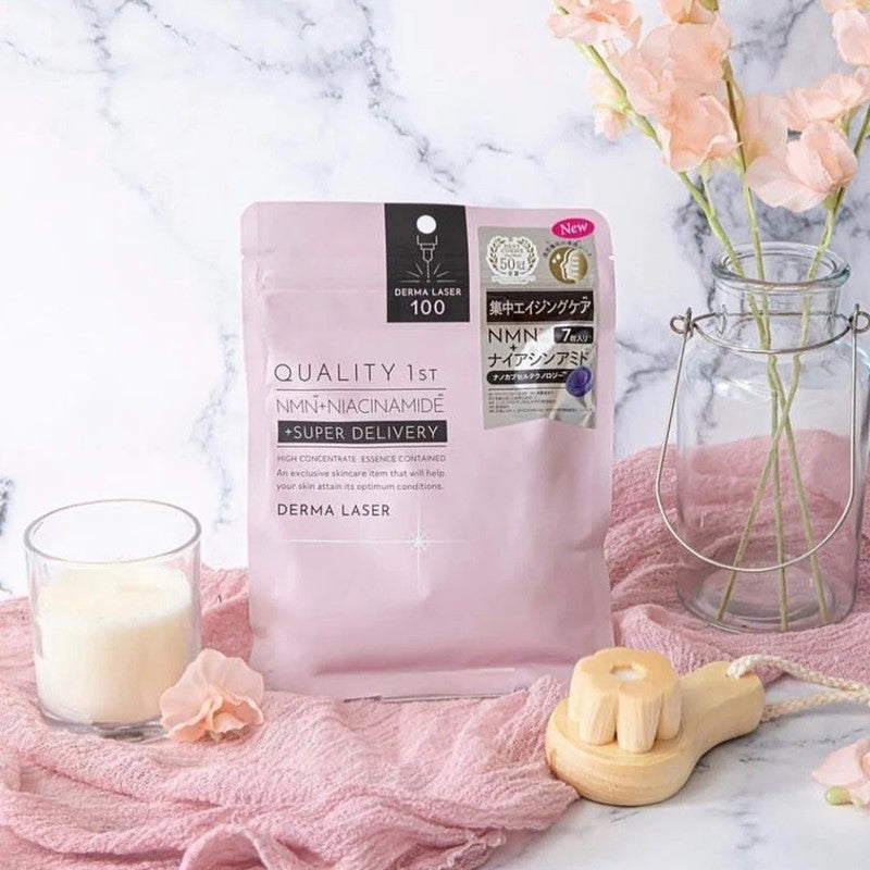 QUALITY 1ST Derma Laser Super NMN 100 Mask (7 sheets) | Isetan KL Online Store