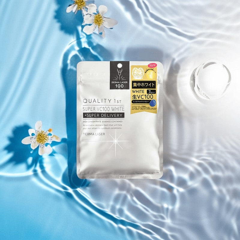 QUALITY 1ST Derma Laser Super VC 100 White Mask (7 sheets) | Isetan KL Online Store