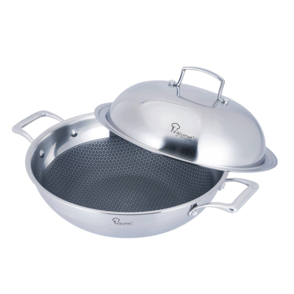 Galactic Wok with Stainless Steel Cover (36 x 10.5cm)