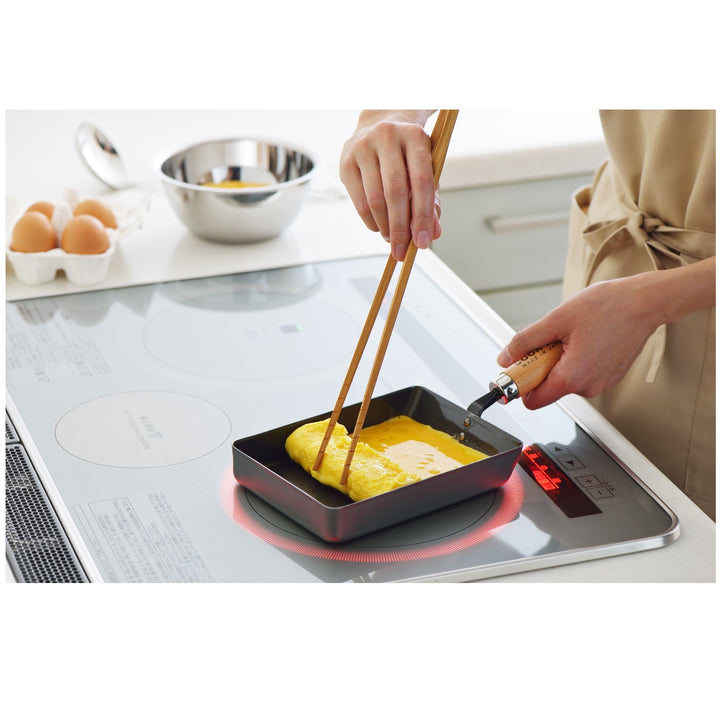 COOK-PAL REN Frying Pan for Rolled Omelette (Carbon Steel) | Isetan KL Online Store