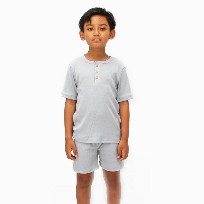 ELOQUE Santai Unisex Loungewear in Grey | Isetan KL Online Store