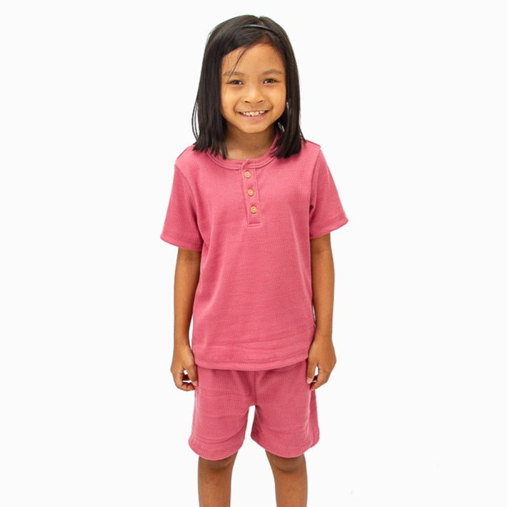 ELOQUE Santai Unisex Loungewear in Rouge Pink | Isetan KL Online Store