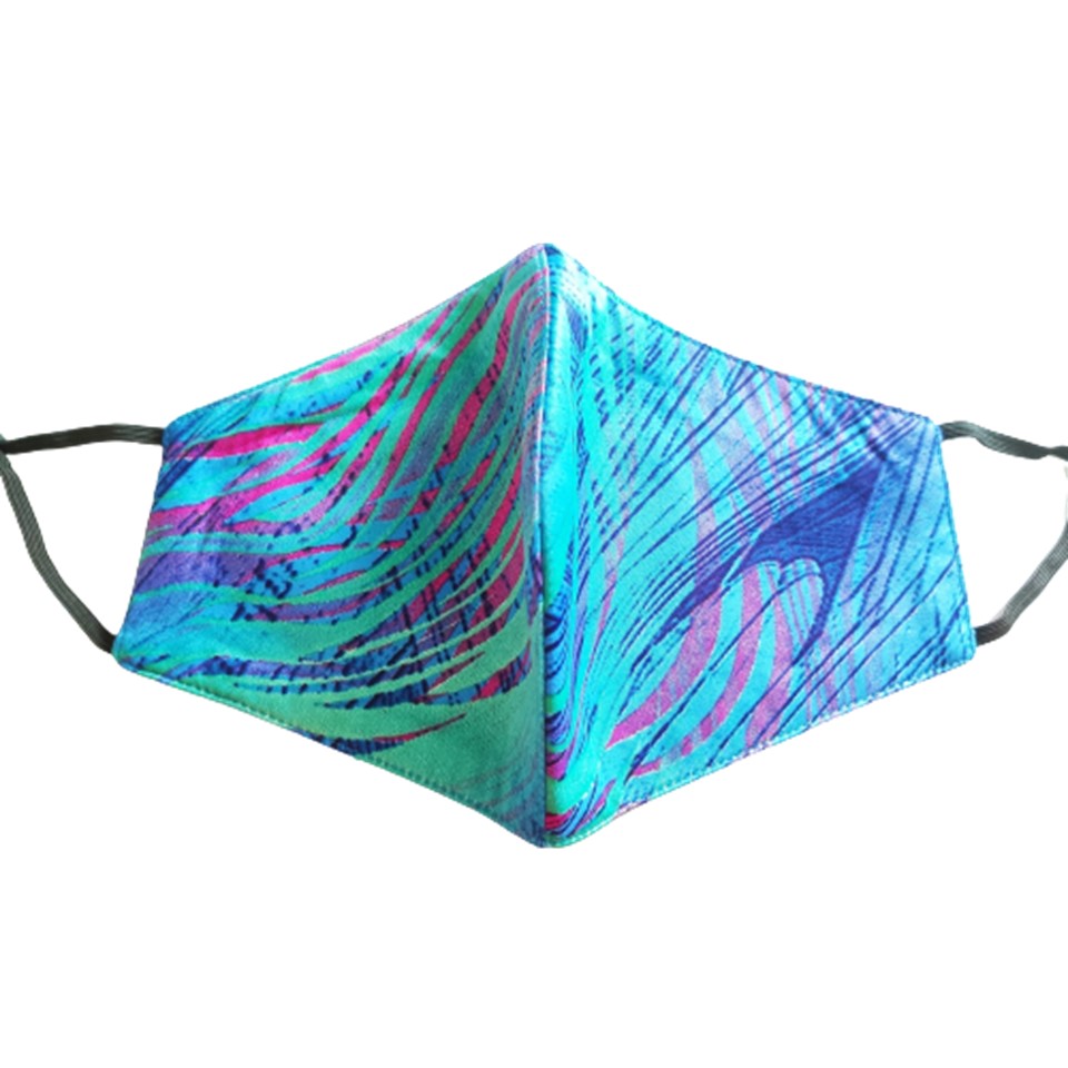 ERVY FASHION Face Mask - Blue Tone | Isetan KL Online Store