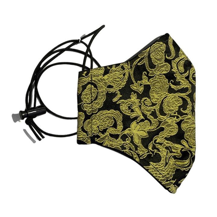 ERVY FASHION Face Mask - Limited Edition Over The Head Loop Series (Black Gold) | Isetan KL Online Store