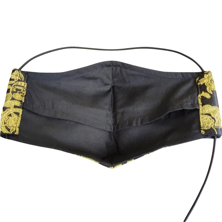 ERVY FASHION Face Mask - Limited Edition Over The Head Loop Series (Black Gold) | Isetan KL Online Store