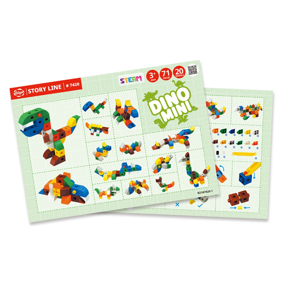 GIGO Story Line - Dino Mini (71pcs) | Isetan KL Online Store