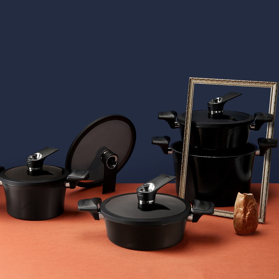 HAPPYCALL Zin IH Vacuum High Stock Pot 24cm | Isetan KL Online Store