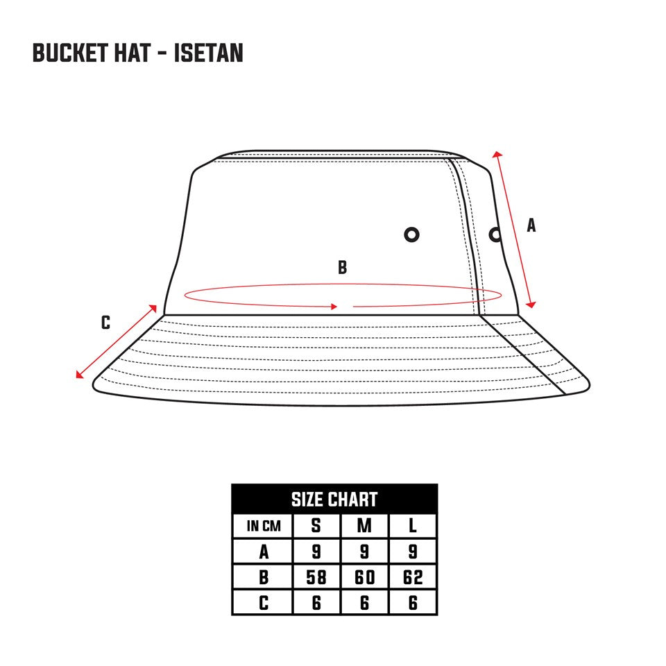 HIKARI RIDERS HR X ISETAN Bucket (White) | Isetan KL Online Store