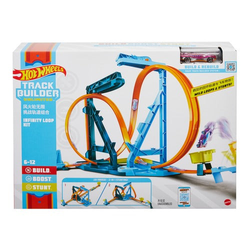 HOT WHEELS Hot Wheels® Track Builder Unlimited™ Infinity Loop Kit (GVG10) | Isetan KL Online Store