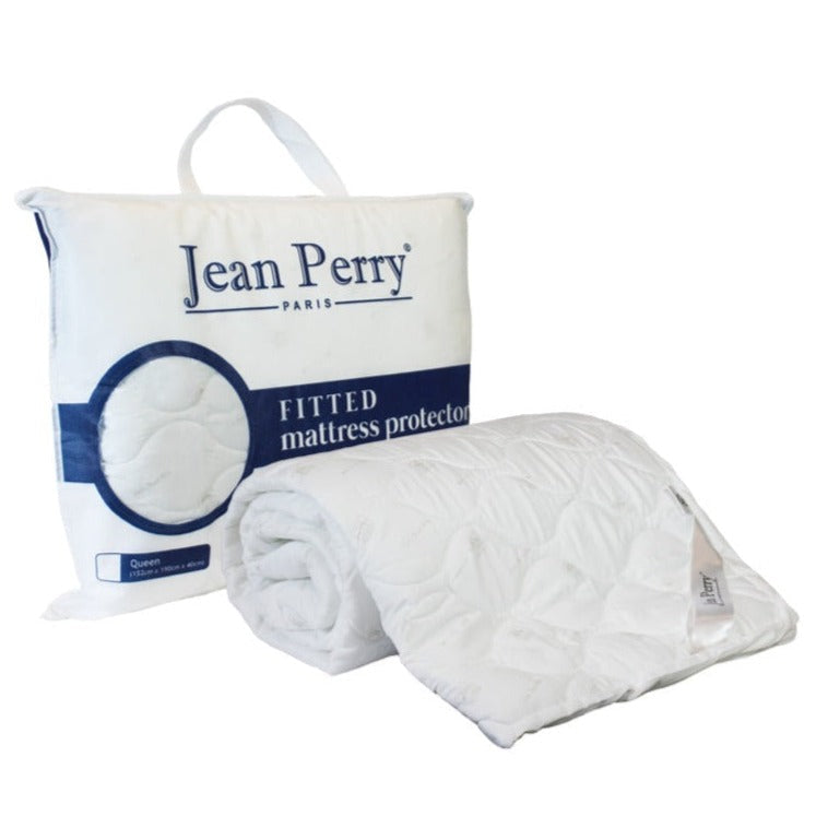 JEAN PERRY Fitted Mattress Protector (30cm Mattress Height) | Isetan KL Online Store