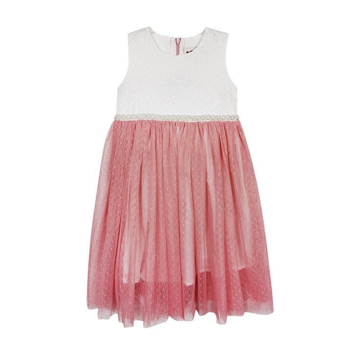 MINI PINK Girl Gorgeous Hologram White Party Dress | Isetan KL Online Store