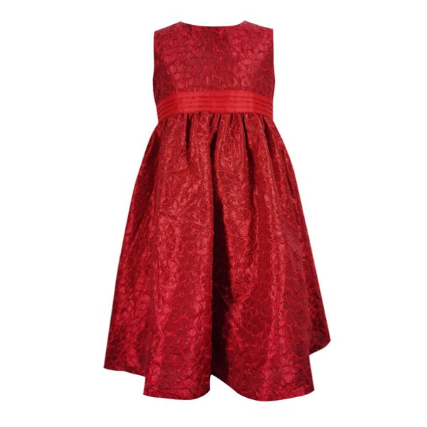 MINI PINK Girls Merry Merry Embroidered Tafetta Sleeveless Party Dress | Isetan KL Online Store