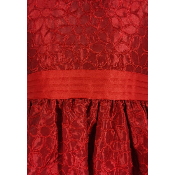 MINI PINK Girls Merry Merry Embroidered Tafetta Sleeveless Party Dress | Isetan KL Online Store