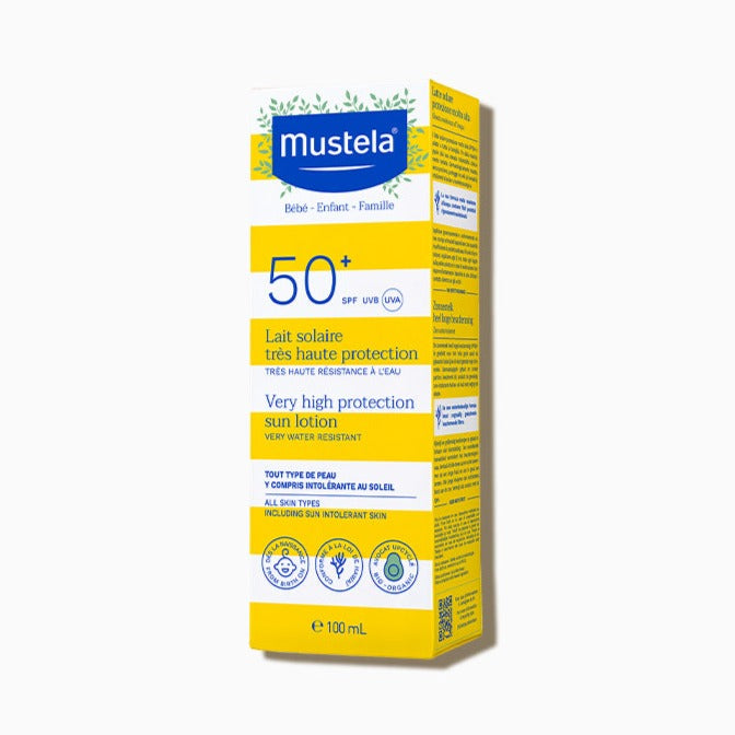 MUSTELA VERY HIGH PROTECTION SUN LOTION - SPF50+ | Isetan KL Online Store