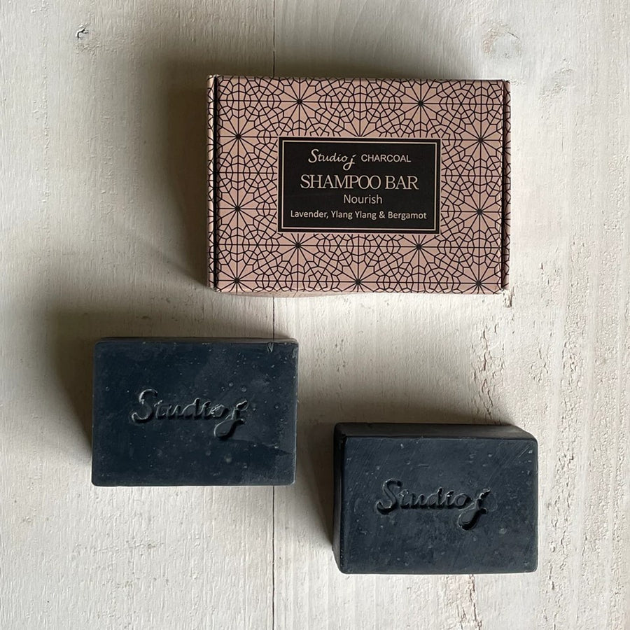 STUDIO J Charcoal Shampoo Bar (Nourish) | Isetan KL Online Store