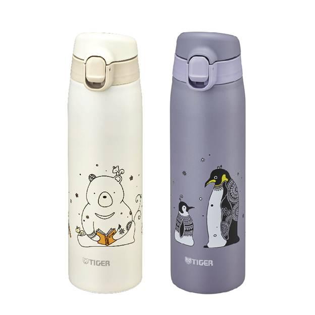 TIGER Ultra Light Flip Cap Stainless Steel Thermal Bottle 500ml (Penguin / Bear) | Isetan KL Online Store