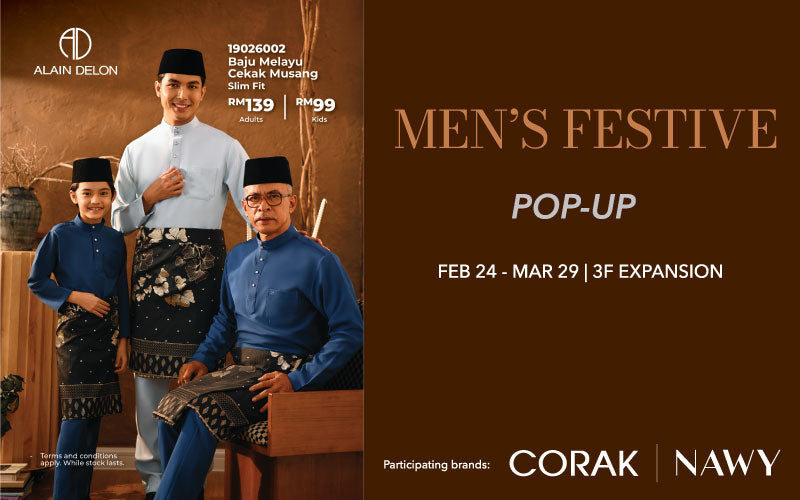 Men's Festive Pop-up
