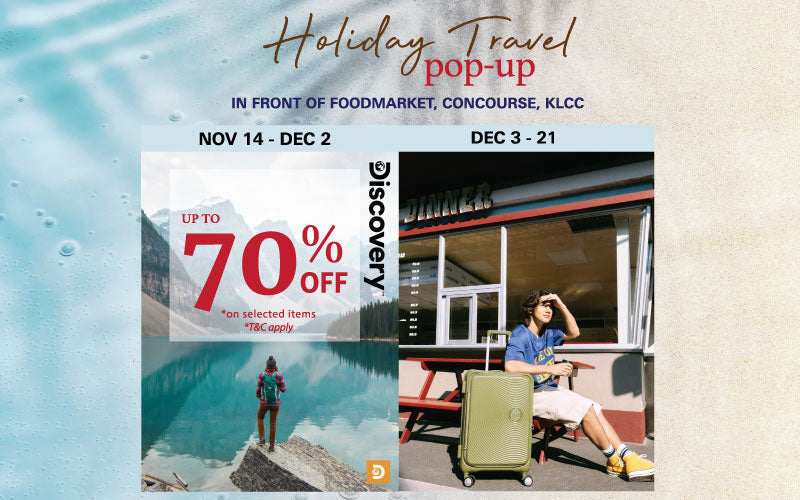 Holiday Travel Pop-Up - Isetan KL Online Store