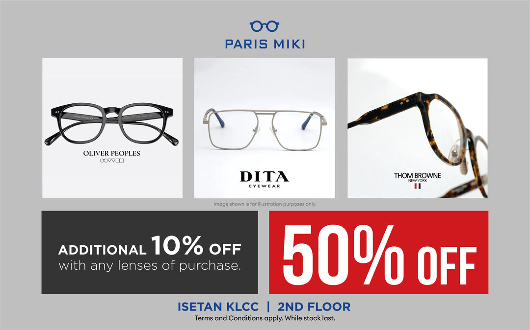 Paris Miki 50% off
