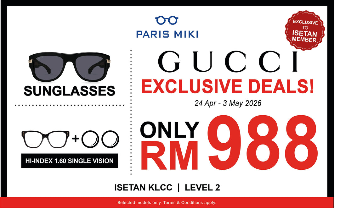 Paris Miki Gucci Eyewears