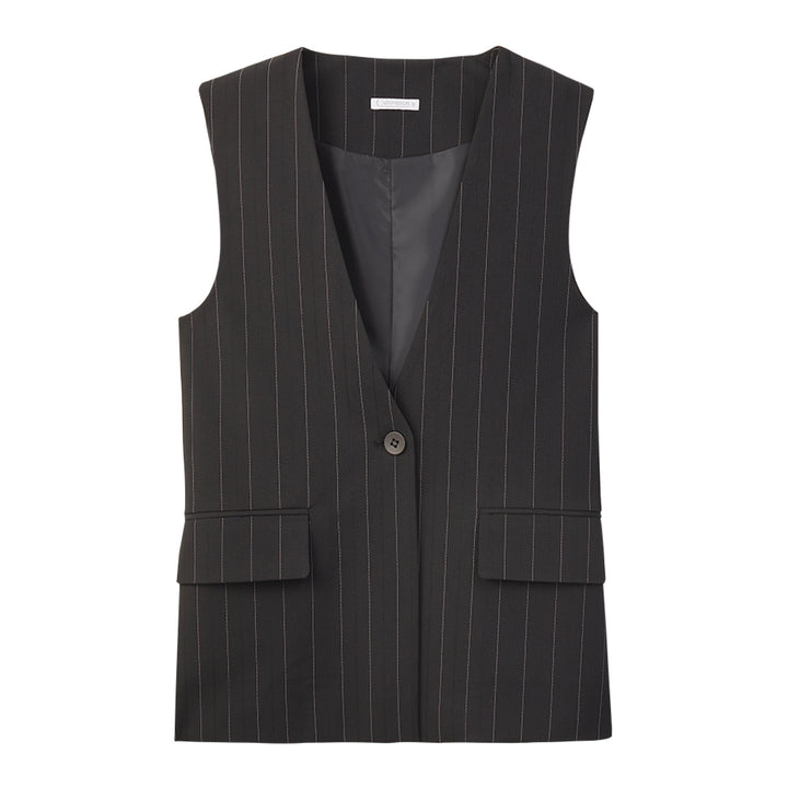 Black Stripe Vest