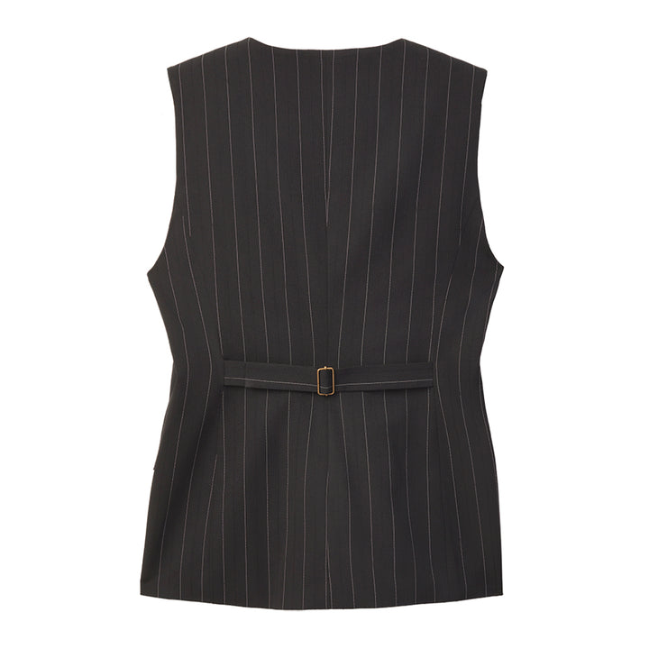 Black Stripe Vest