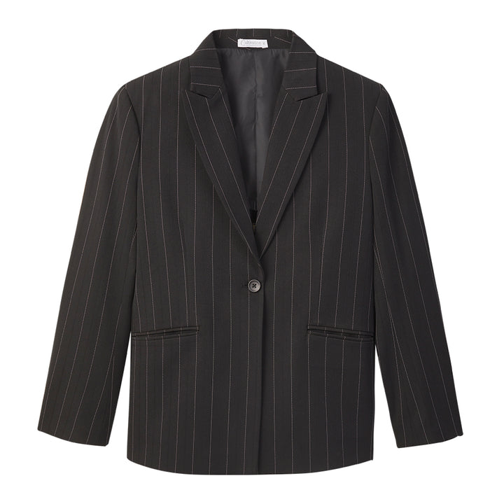 Black Stripe Blazer
