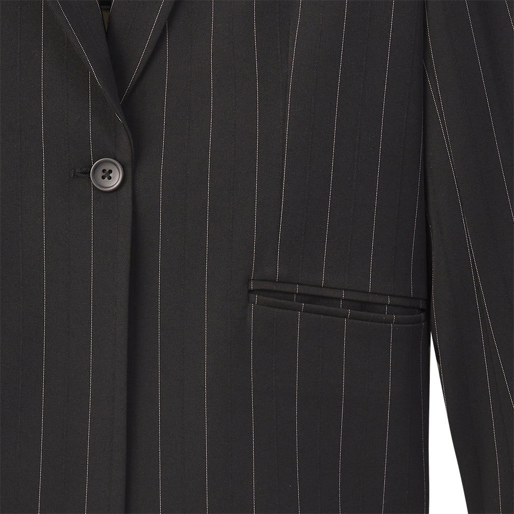 Black Stripe Blazer