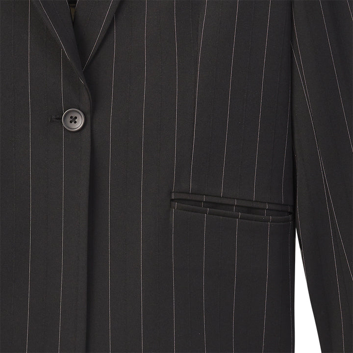 Black Stripe Blazer