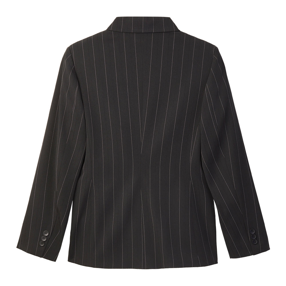 Black Stripe Blazer