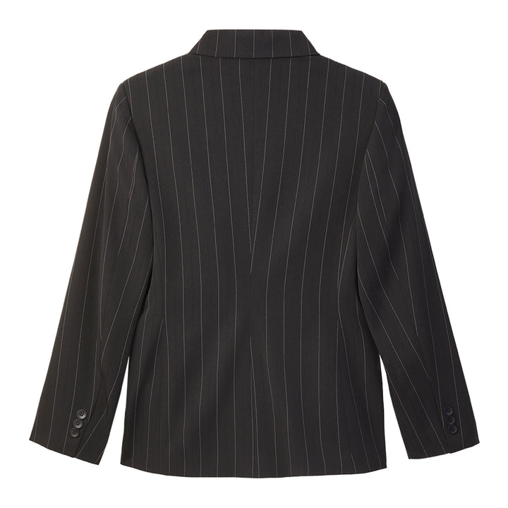 Black Stripe Blazer