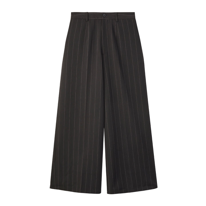 Black Stripe Pants