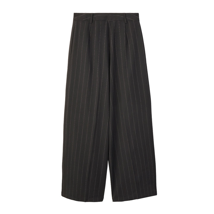 Black Stripe Pants