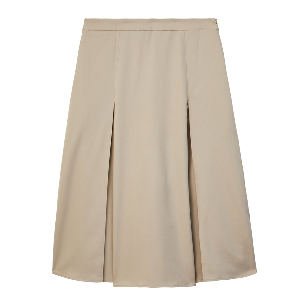 Under Knee Length Skirt (Khaki)