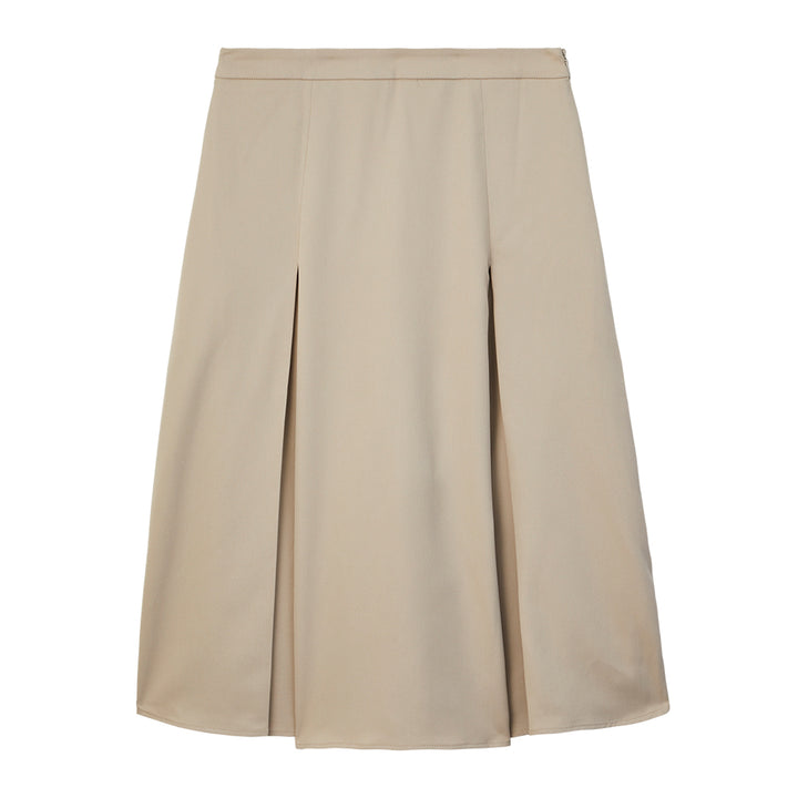 Under Knee Length Skirt (Khaki)