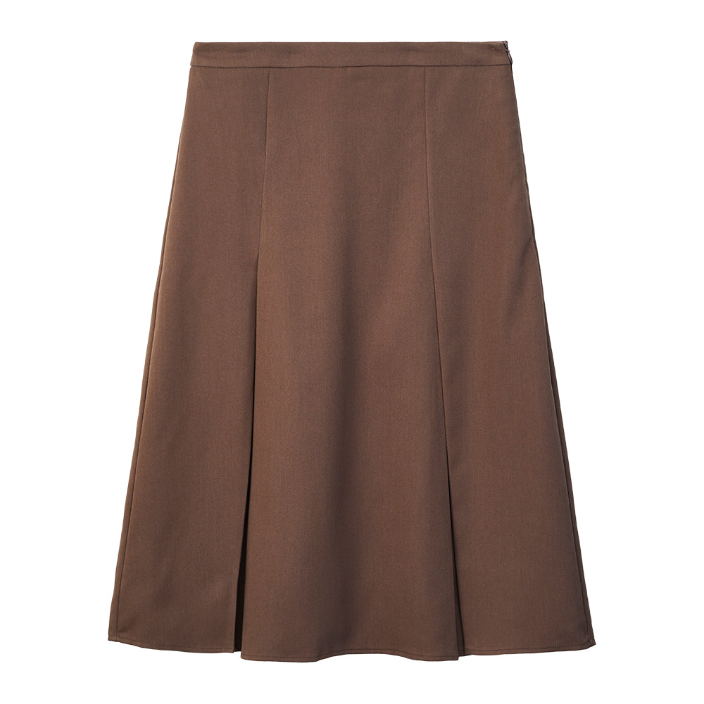 Brown skirt on a white background