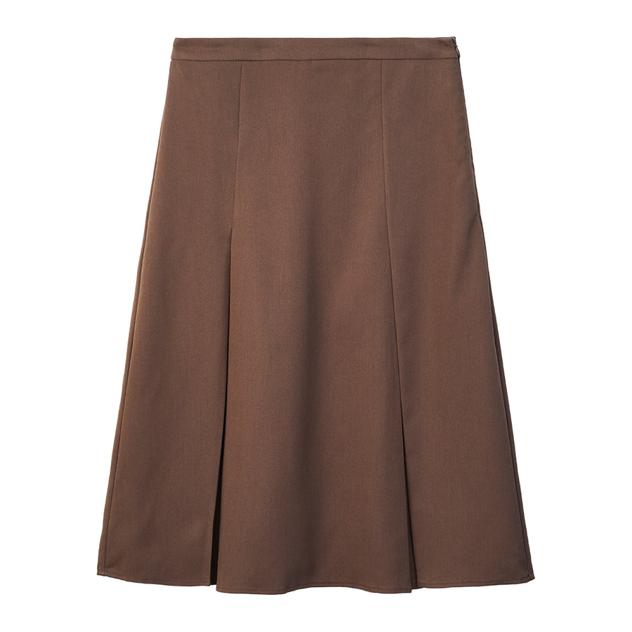 Brown skirt on a white background