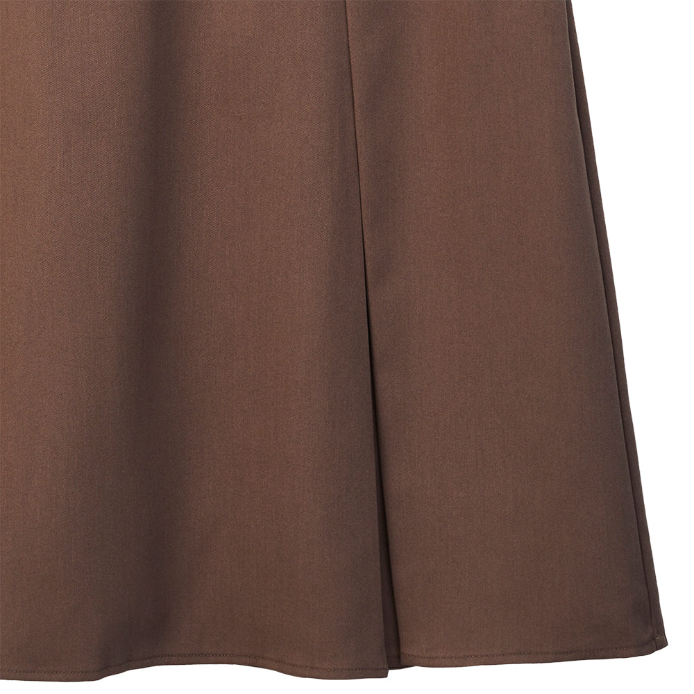 Under Knee Length Skirt (Brown)