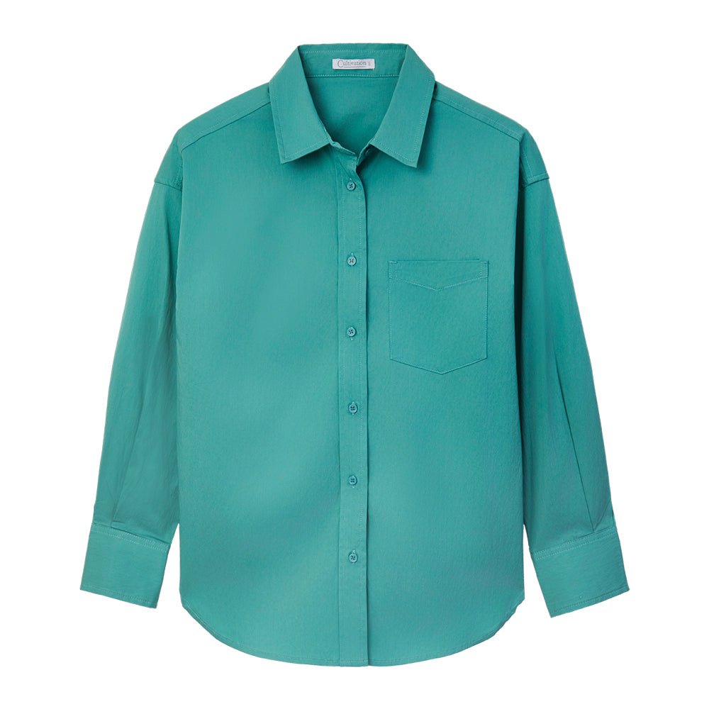 CULTIVATION Collared Shirt (Green)