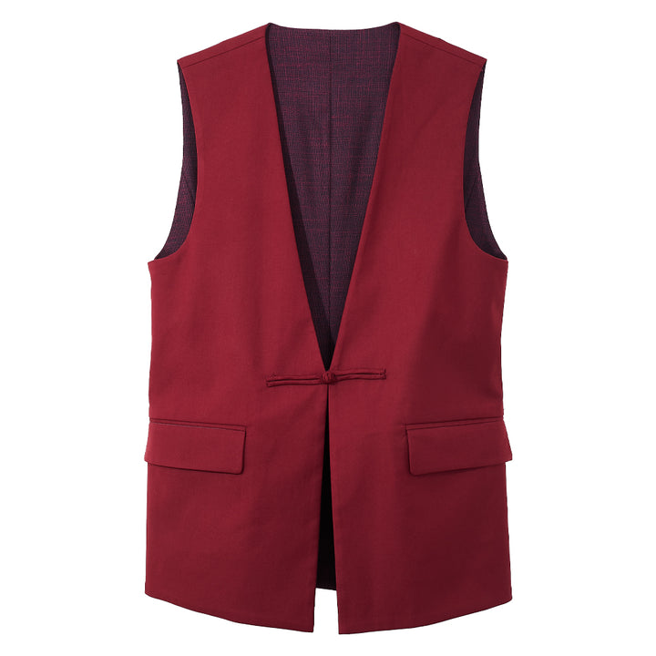CULTIVATION Reversible Vest (Maroon) | Isetan KL Online Store