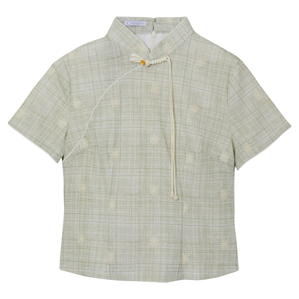 CULTIVATION Lunar Grace Top (Green) | Isetan KL Online Store